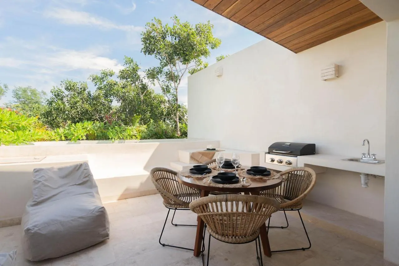 Yaxte Maya 2Br Penthouse & Rooftop Pool, Aldea Zama Lägenhet Tulum